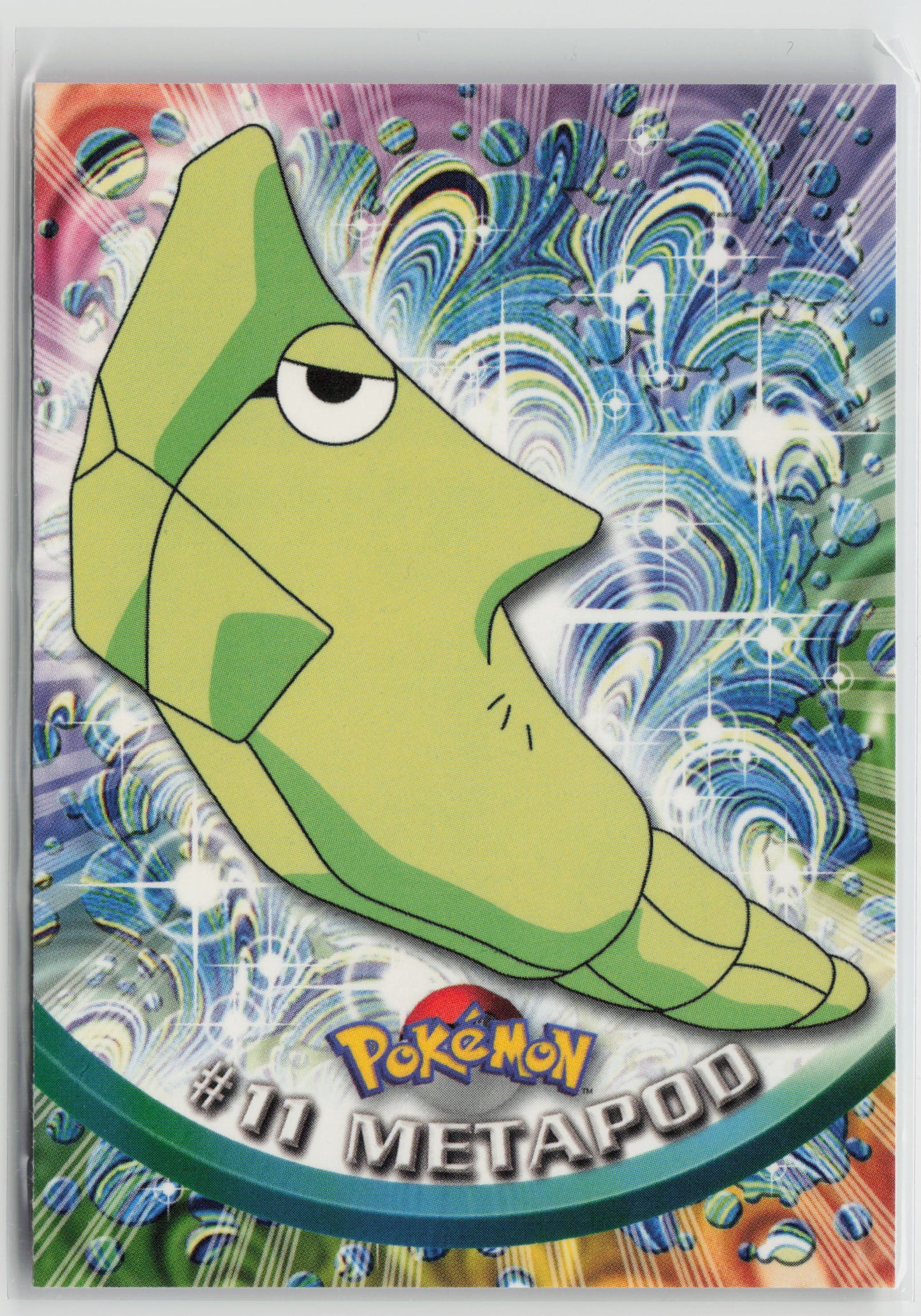 Metapod #11 Topps TV Animation Series 1999 Non-Holo NM