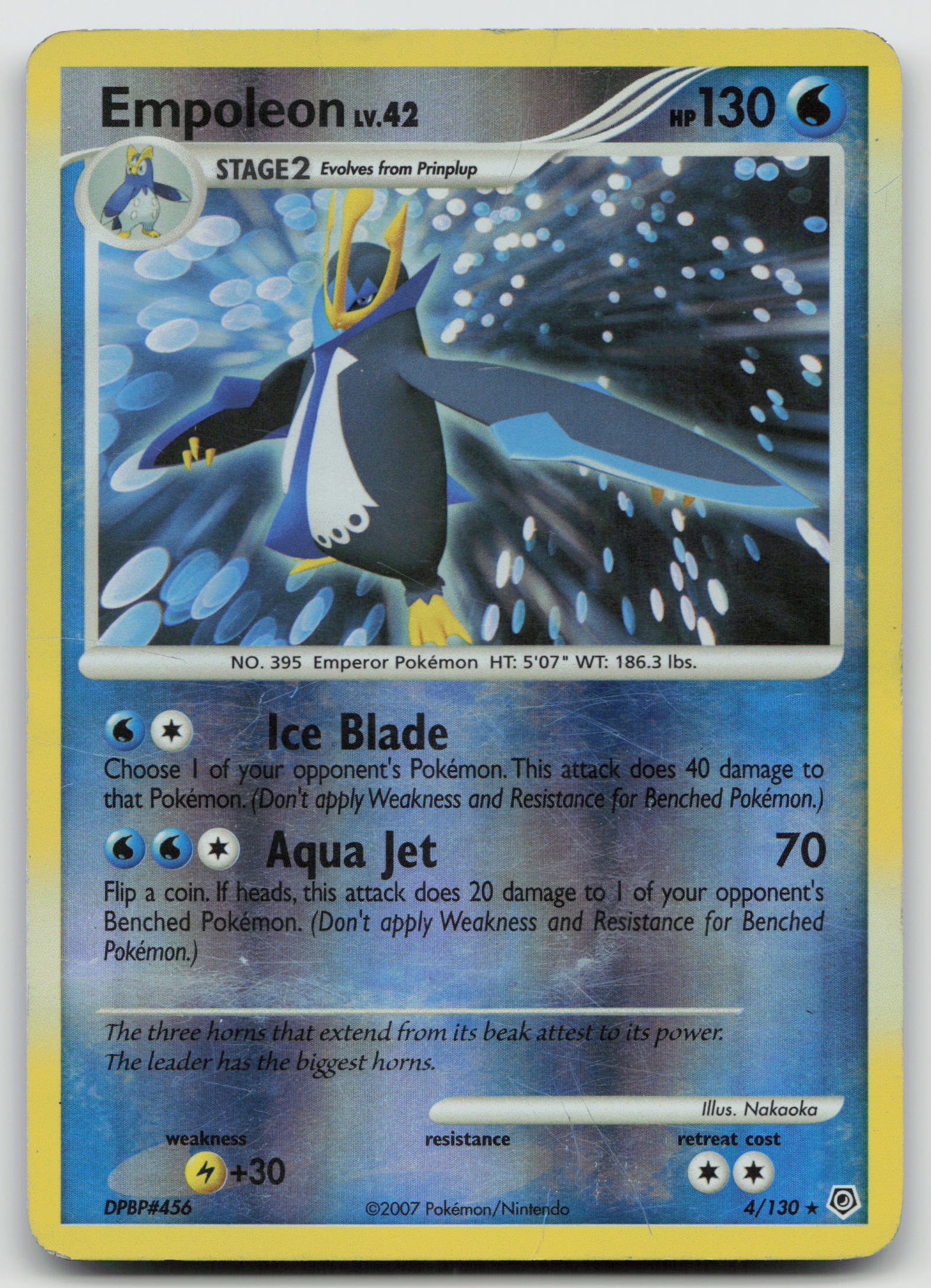 Empoleon Holo Rare Reverse Holo DP 4/130 MP