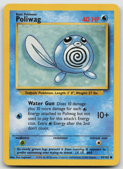 Poliwag Common Normal BS 059/102 MP