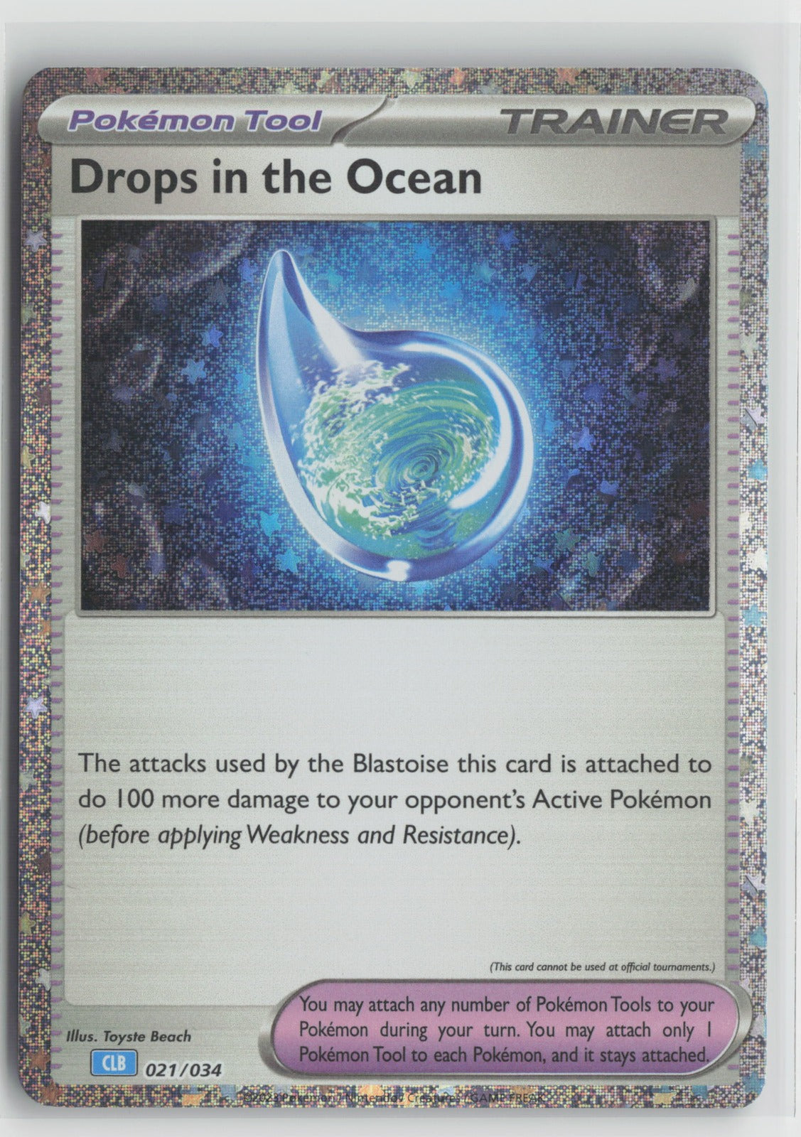 Drops in the Ocean Classic Collection Holo CL 021/034 NM
