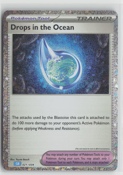 Drops in the Ocean Classic Collection Holo CL 021/034 NM