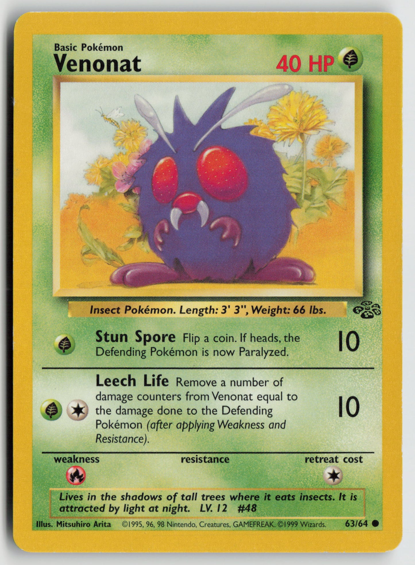 Venonat Common Jungle 63/64 MP
