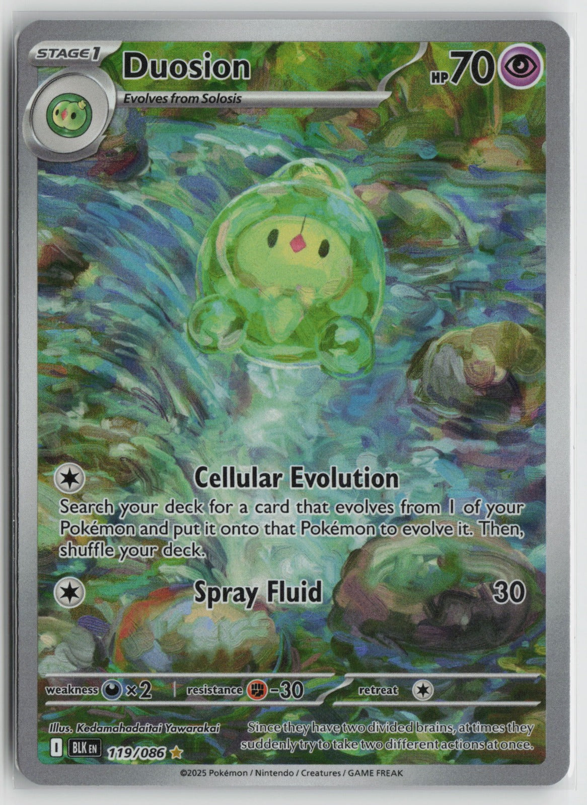 Duosion Illustration Rare Holo BLK 119/086 NM