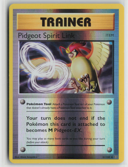 Pidgeot Spirit Link Uncommon XY - Evolutions 81/108 NM