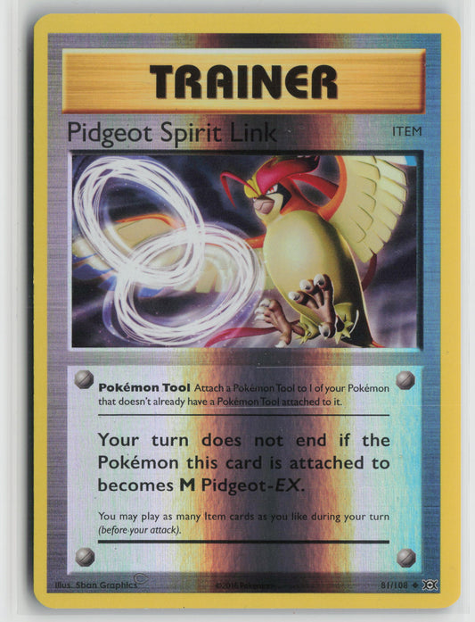 Pidgeot Spirit Link Uncommon XY - Evolutions 81/108 NM
