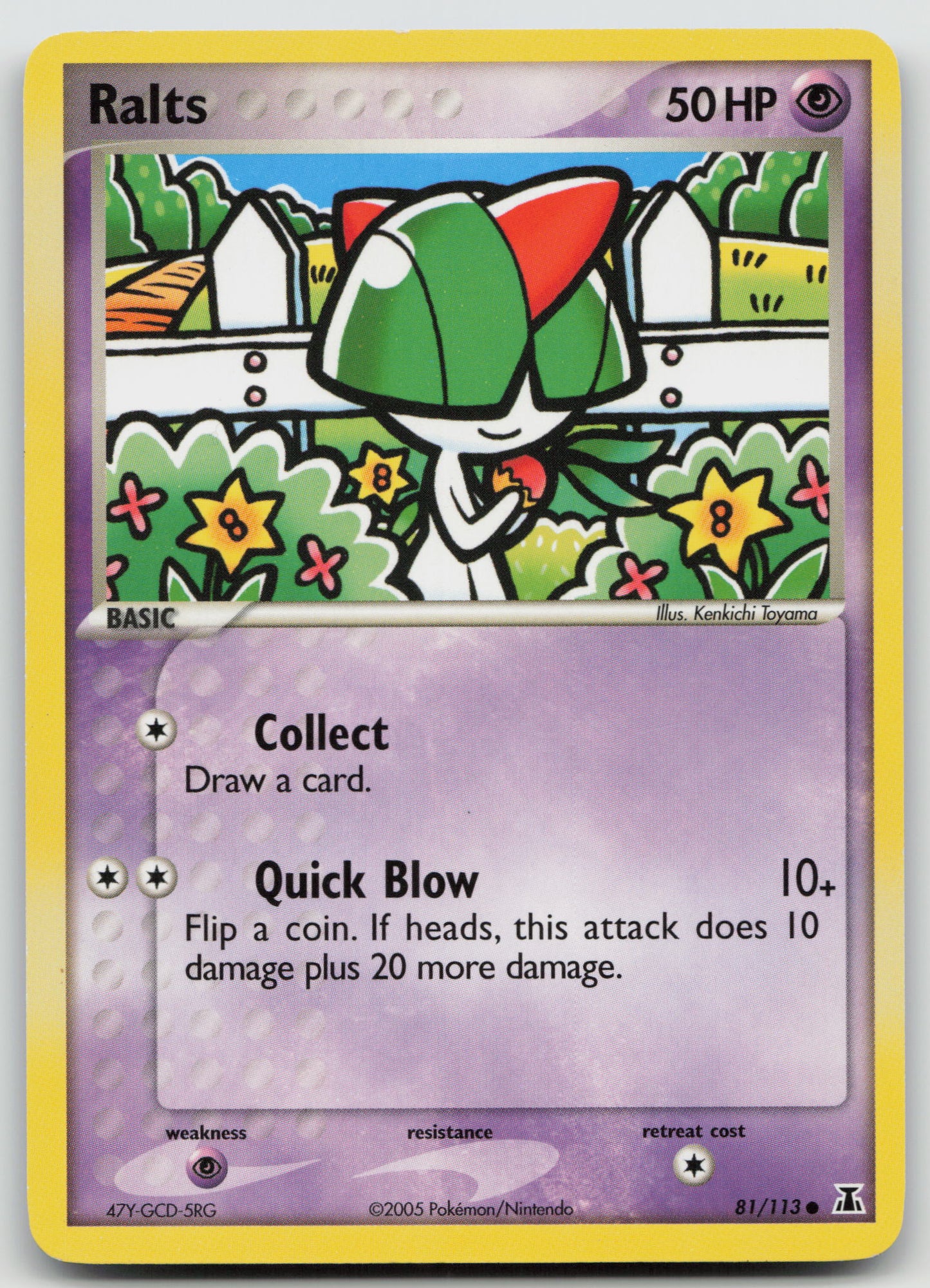 Ralts Common Normal DS 81/113 MP
