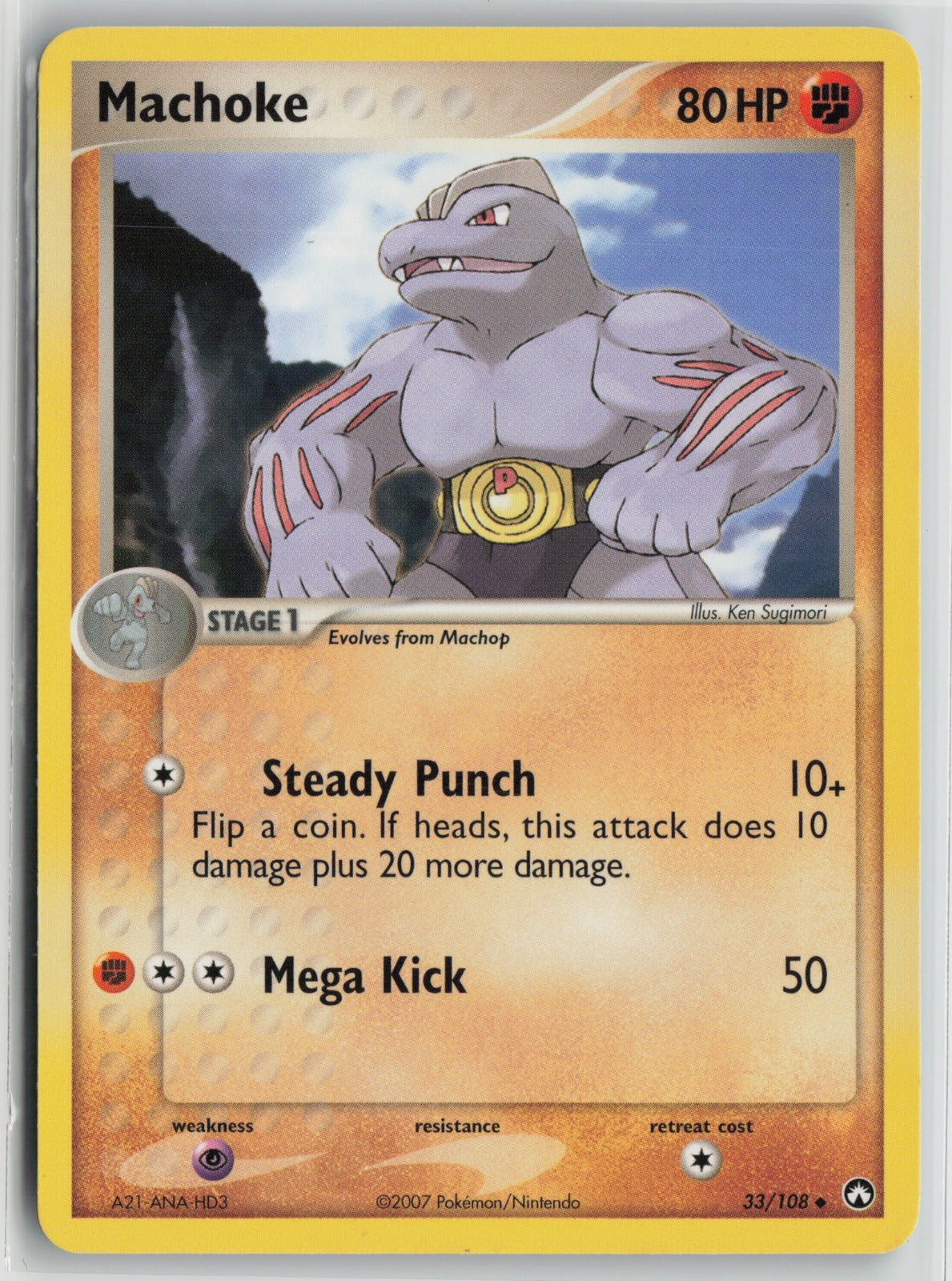 Machoke Uncommon PK 33/108 LP