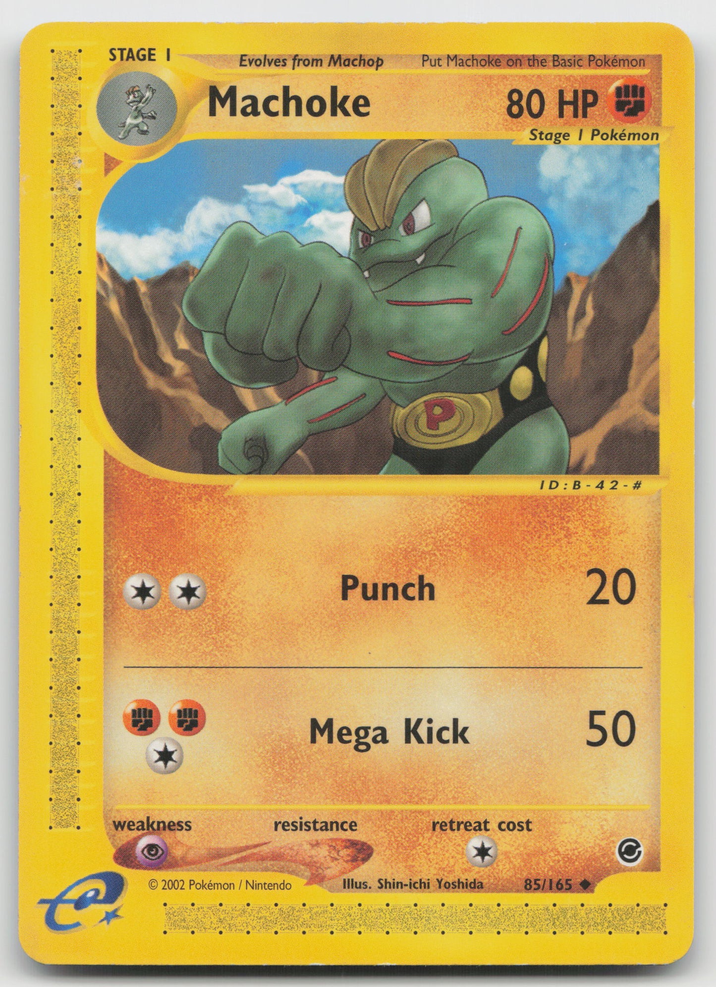 Machoke Uncommon Normal EX 085/165 LP