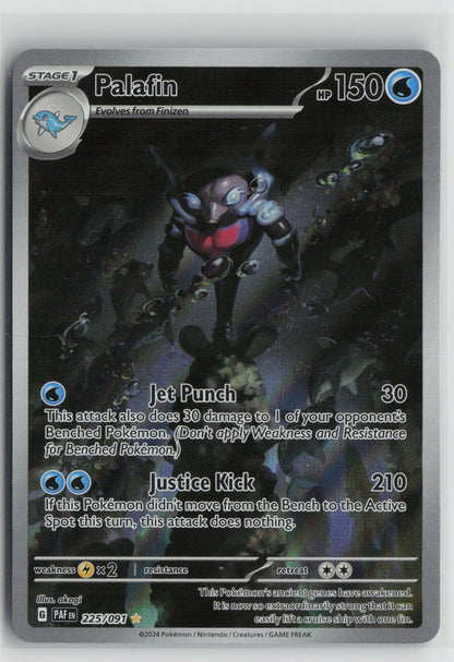 Palafin - Illustration Rare Holo PAF 225/091 NM