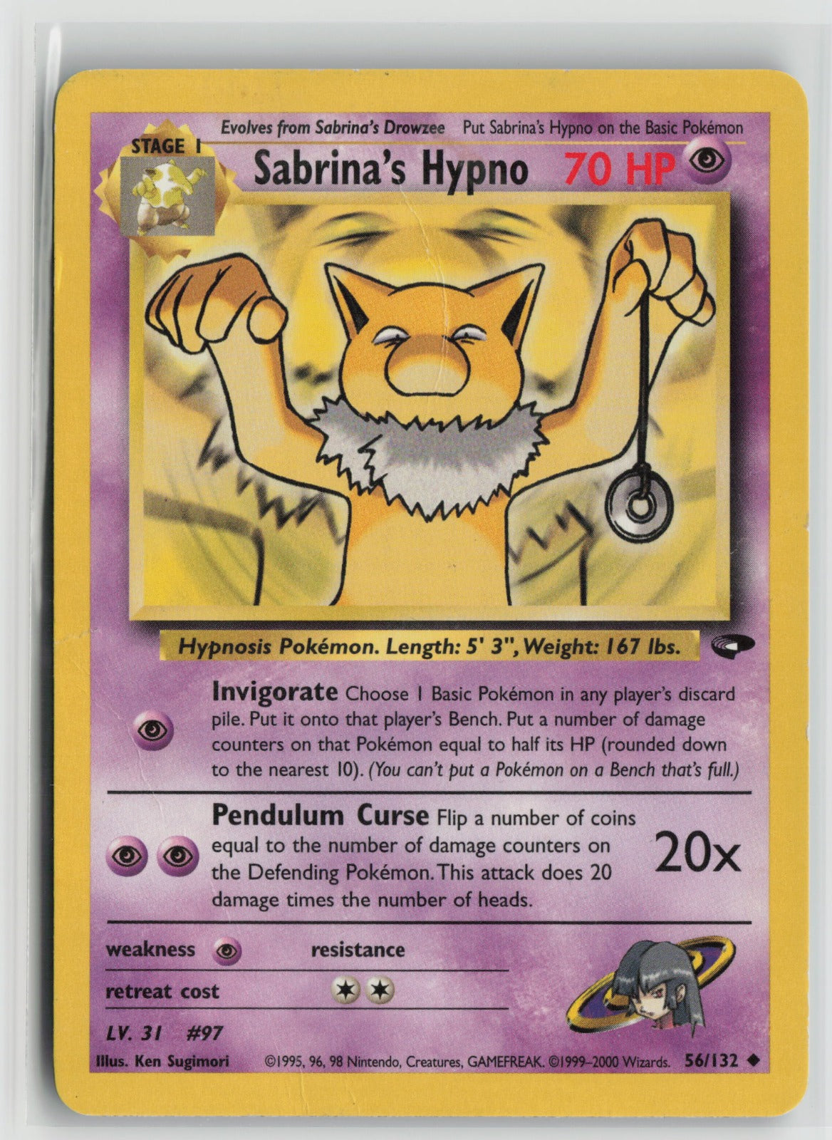 Sabrina's Hypno Uncommon Unlimited G2 056/132 HP