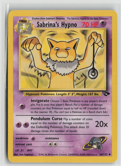Sabrina's Hypno Uncommon Unlimited G2 056/132 HP