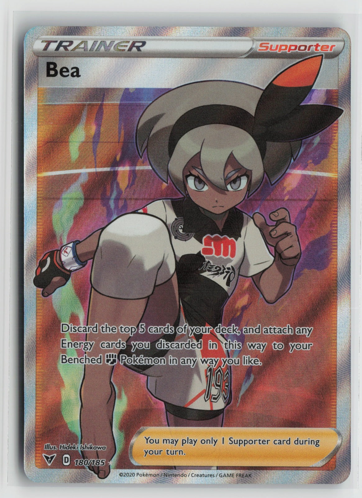 Bea (Full Art) Ultra Rare Holo SWSH04 180/185 NM