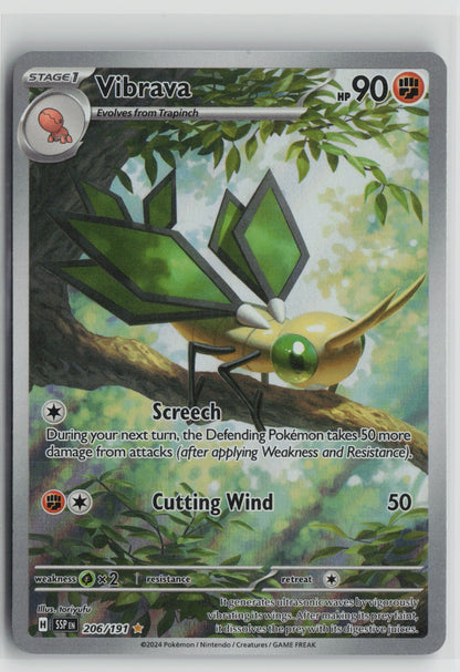 Vibrava - Illustration Rare Holo SSP 206/191 NM