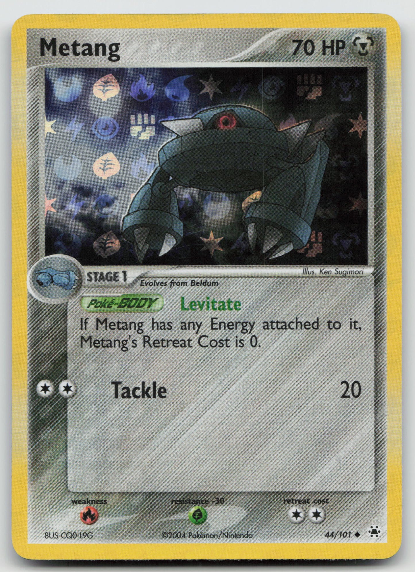 Metang - Uncommon Reverse Holo HL 44/101 MP