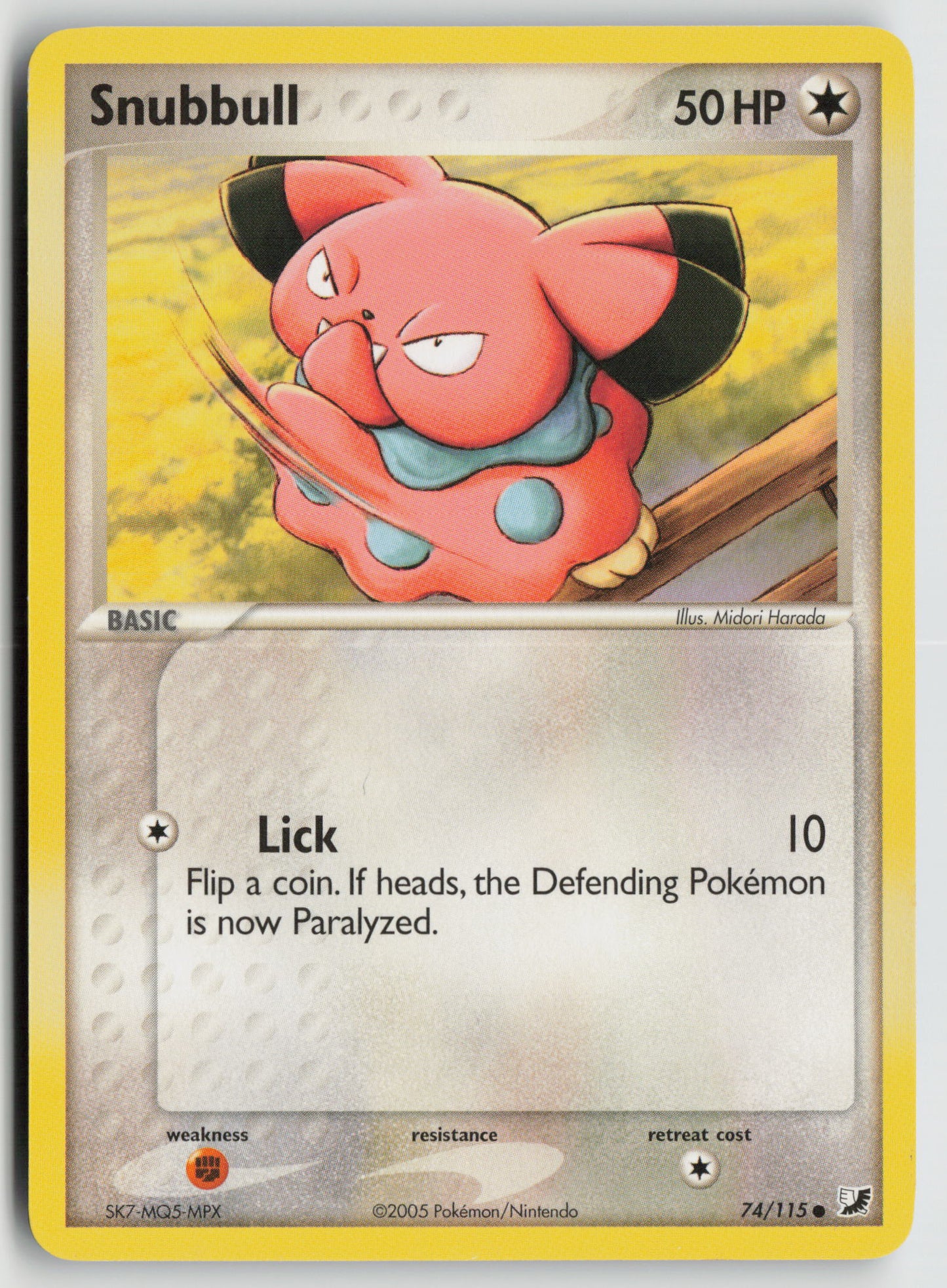 Snubbull Common Unseen Forces 74/115 DMG