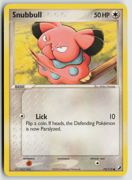 Snubbull Common Unseen Forces 74/115 DMG