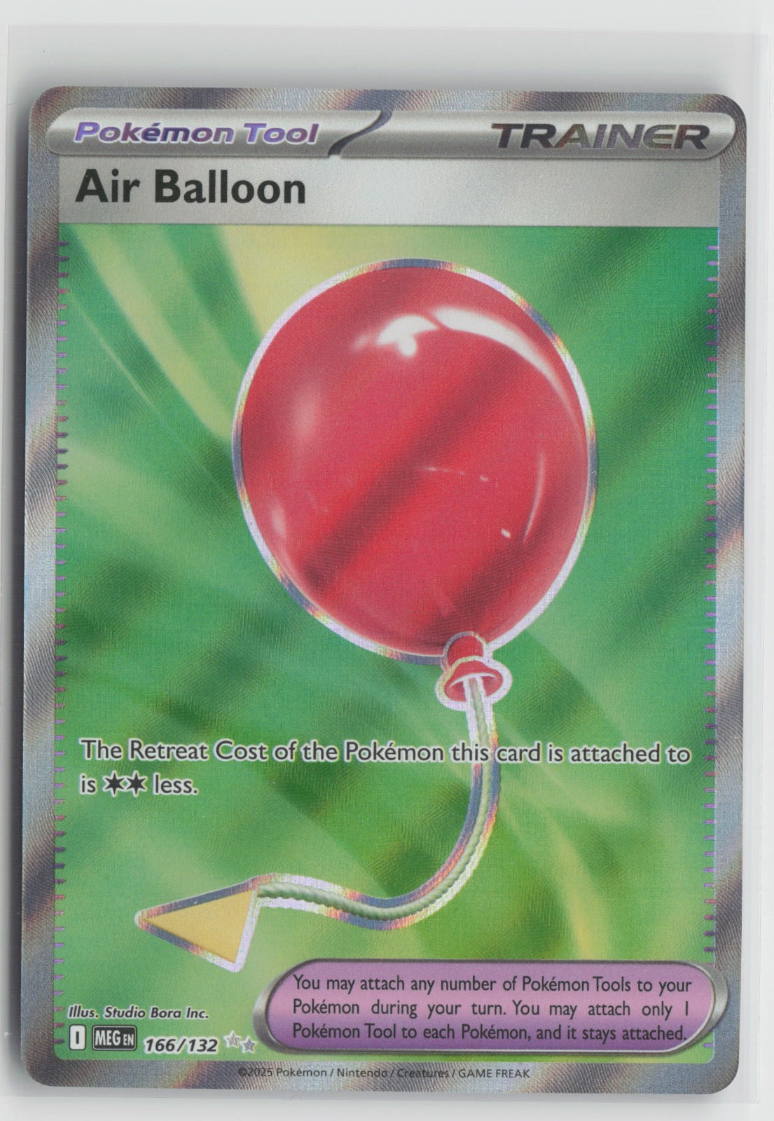 Air Balloon Ultra Rare Holo MEG 166/132 NM