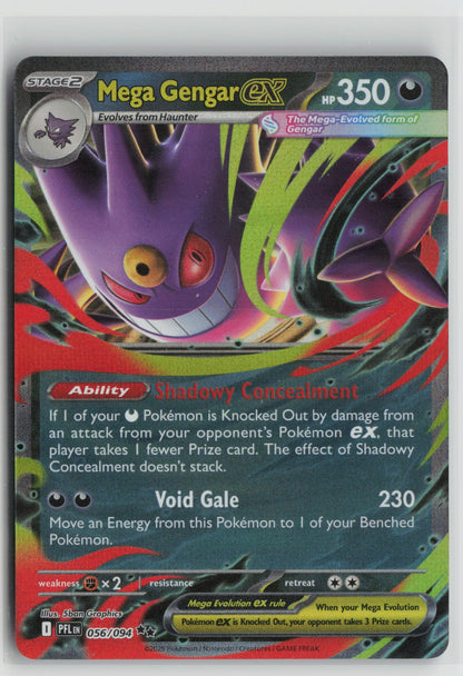 Mega Gengar ex Double Rare Holo PFL 056/094 NM