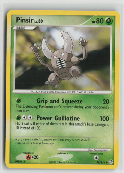 Pinsir Uncommon SW 59/132 NM