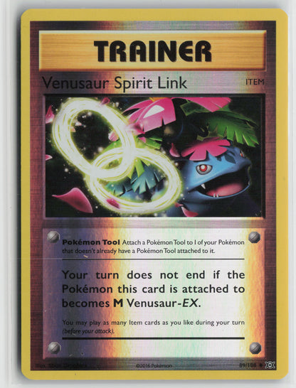Venusaur Spirit Link Uncommon XY - Evolutions 89/108 NM