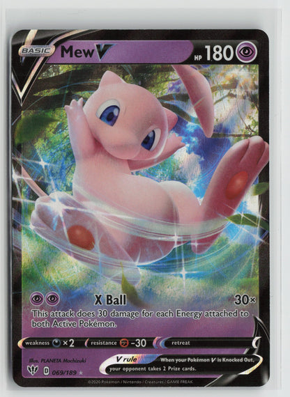 Mew V Ultra Rare Holo SWSH03 069/189 NM