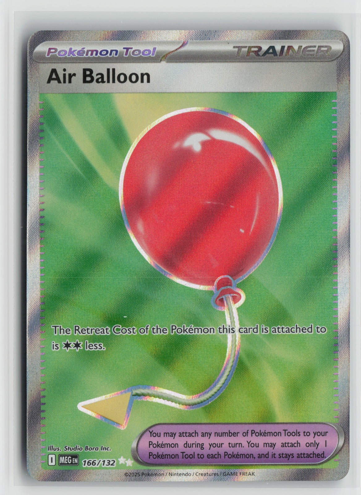 Air Balloon Ultra Rare Holo MEG 166/132 NM