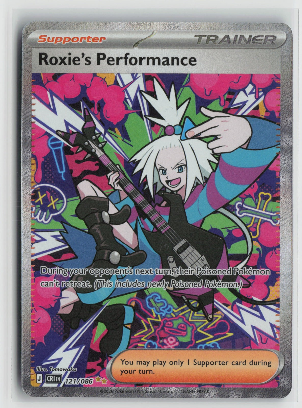 Roxie's Performance Special Illustration Rare Holo CRI 121/086 NM