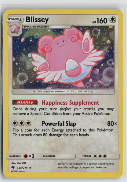 Blissey Holo Rare SM8 153/214 LP