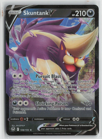 Skuntank V Ultra Rare Holo SWSH12 108/195 NM