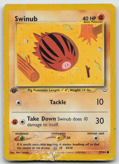 Swinub Common 1st Edition N3 57/64 HP