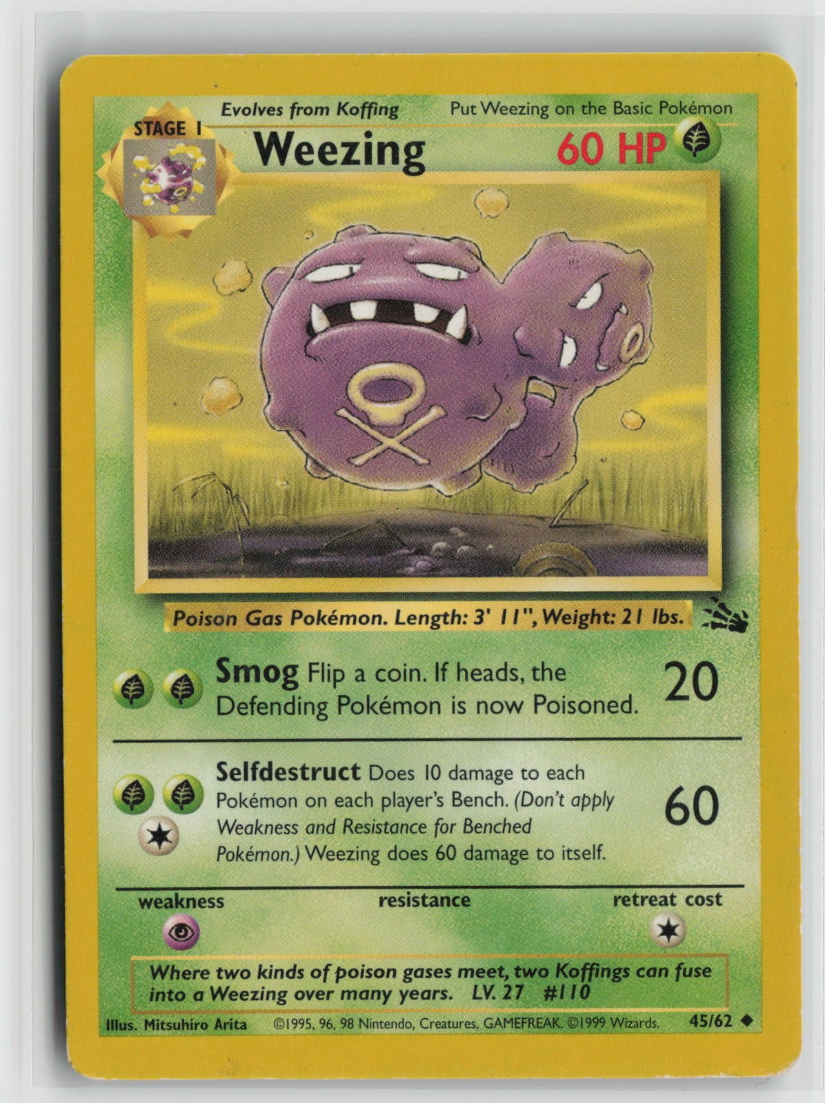 Weezing Uncommon Unlimited FO 45/62 DMG