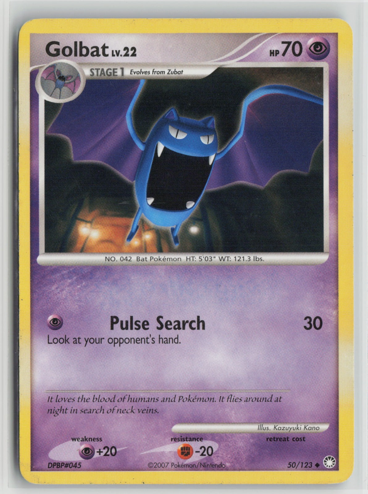 Golbat Uncommon MT 50/123 LP