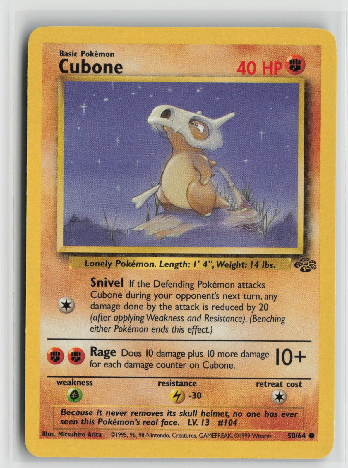 Cubone Common Unlimited JU 50/64 LP