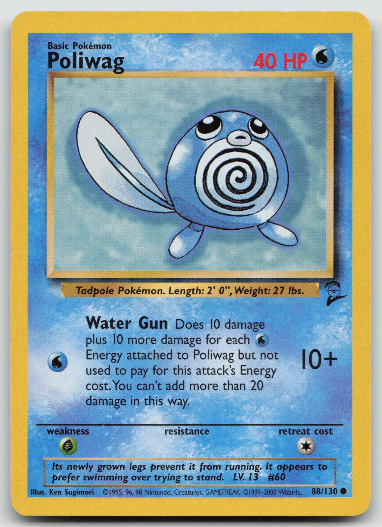 Poliwag Common Normal BS2 088/130 MP