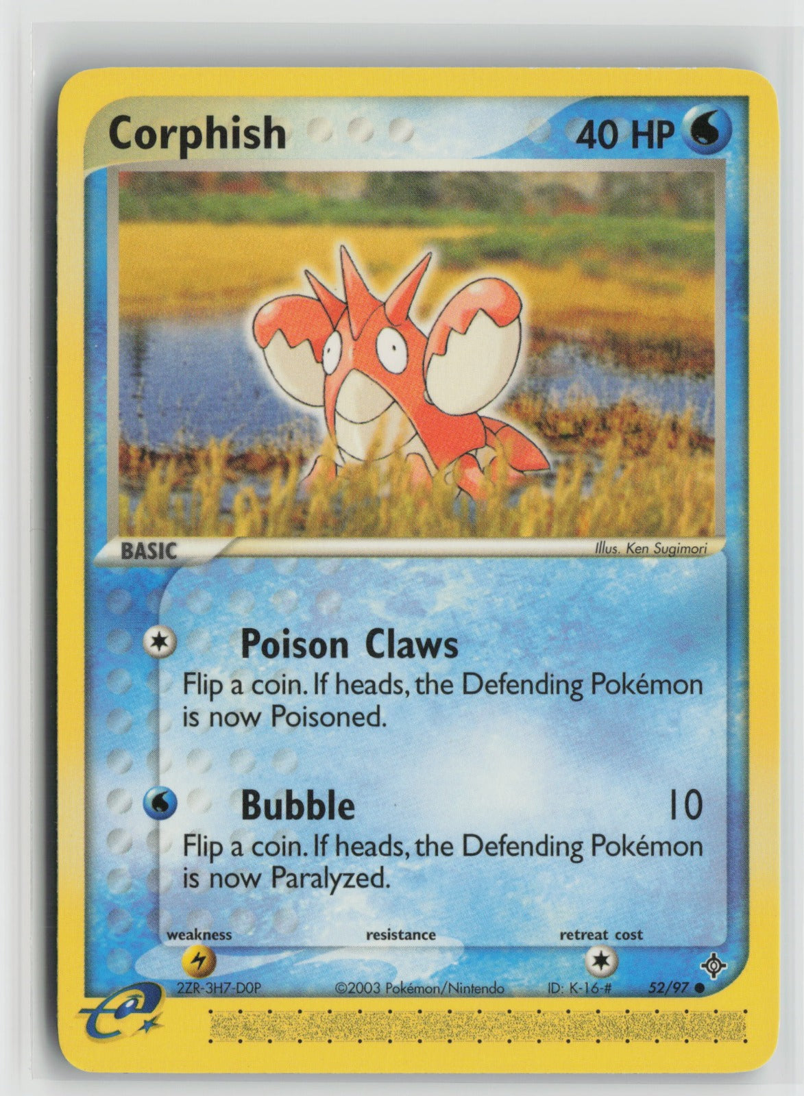 Corphish - Common DR 52/97 NM