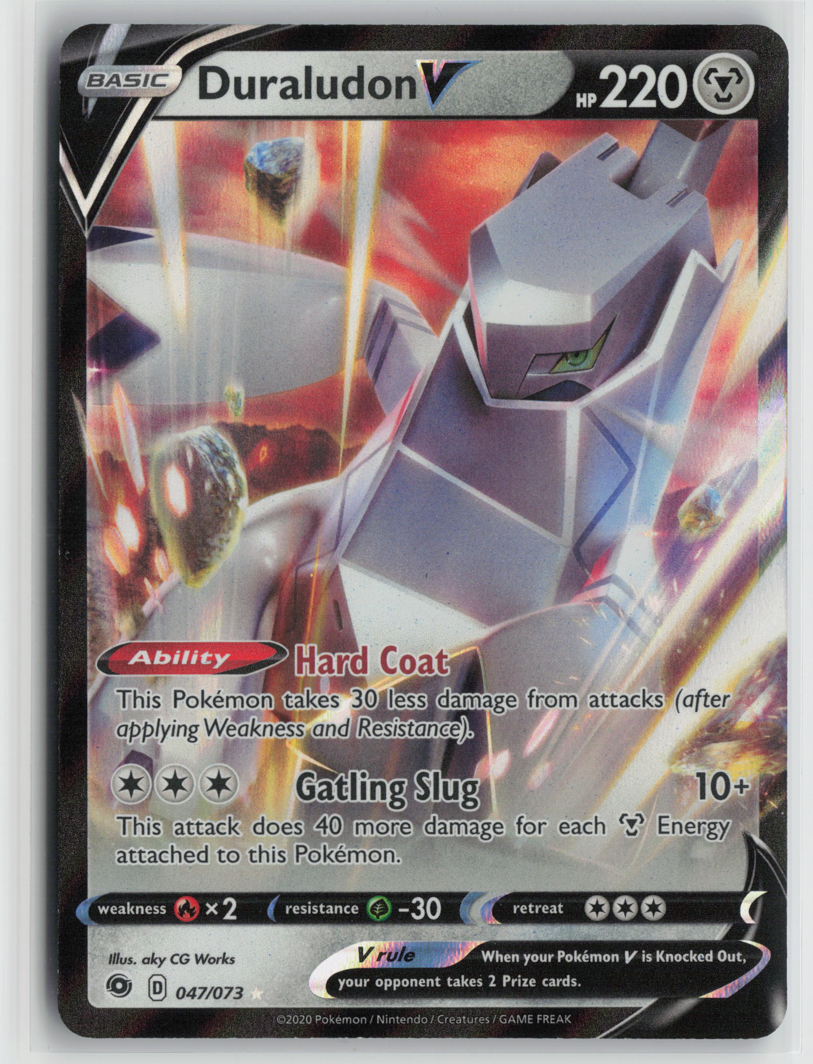 Duraludon V Ultra Rare Champion's Path 47/73 NM