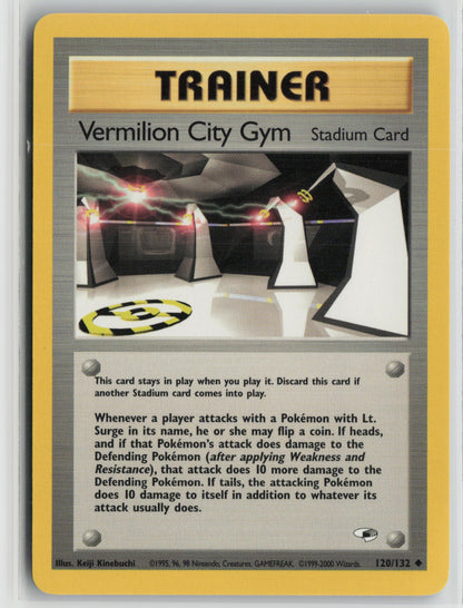 Vermilion City Gym Uncommon Unlimited G1 120/132 NM