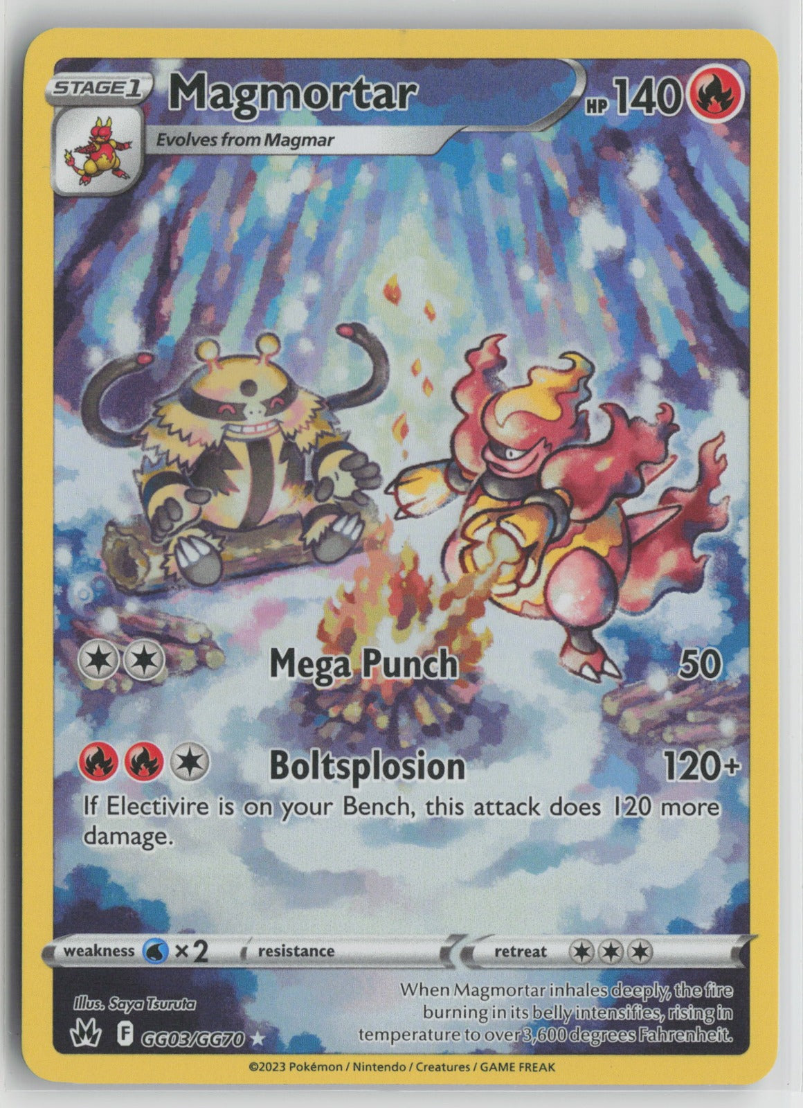 Magmortar Ultra Rare Holo CRZ:GG GG03/GG70 NM