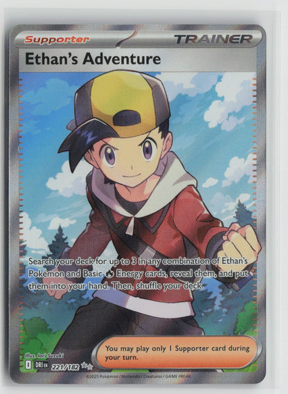 Ethan's Adventure - Ultra Rare Holo DRI 221/182 NM