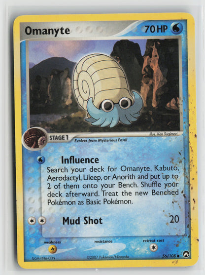 Omanyte Common PK 56/108 DMG