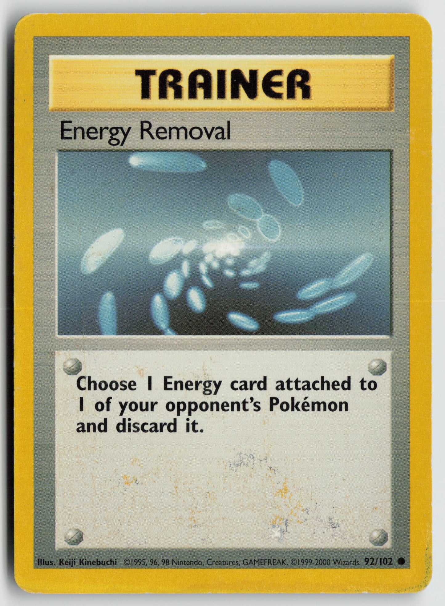 Energy Removal Common Base Set 092/102 DMG