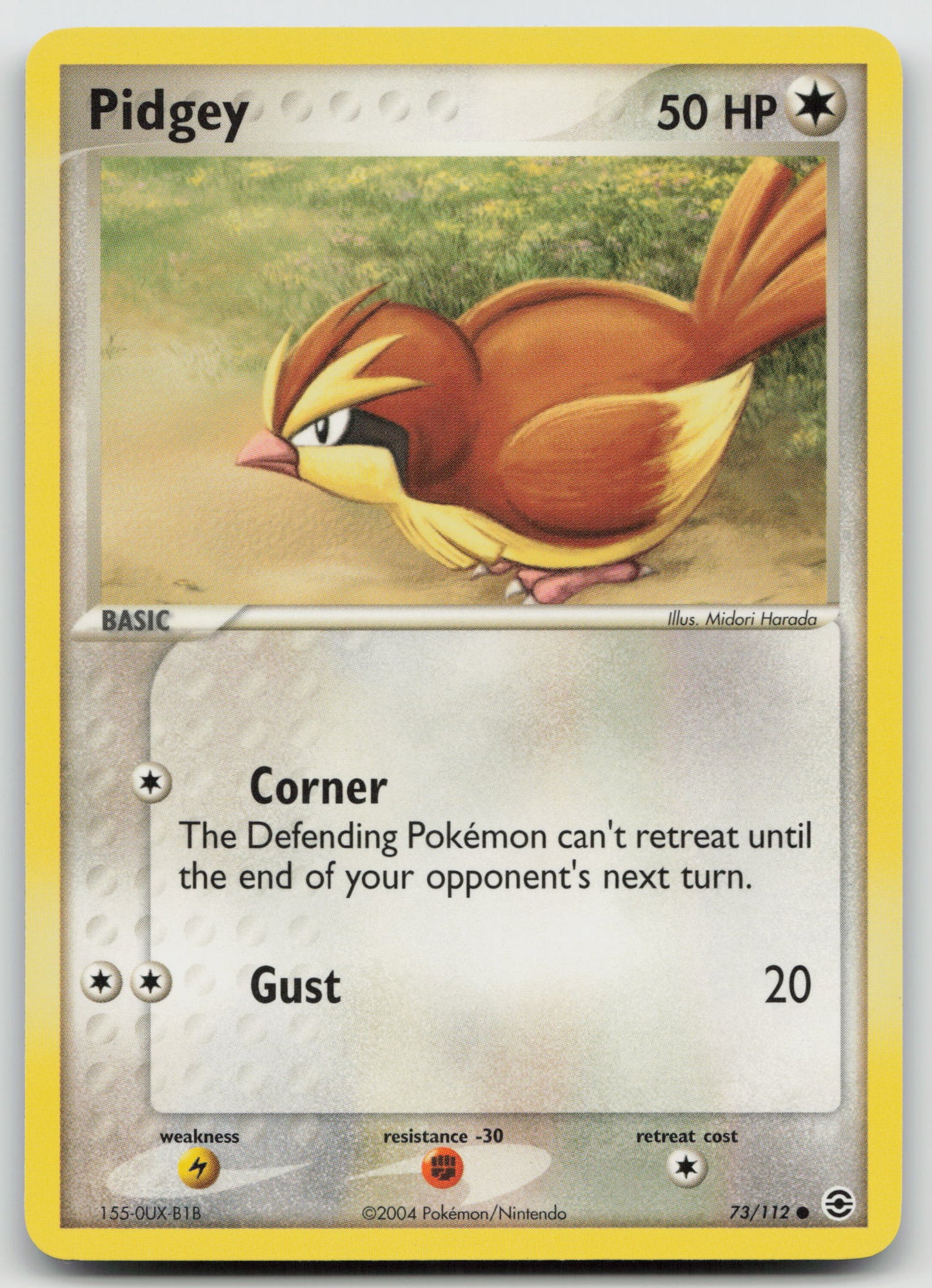 Pidgey Common Normal RG 73/112 NM