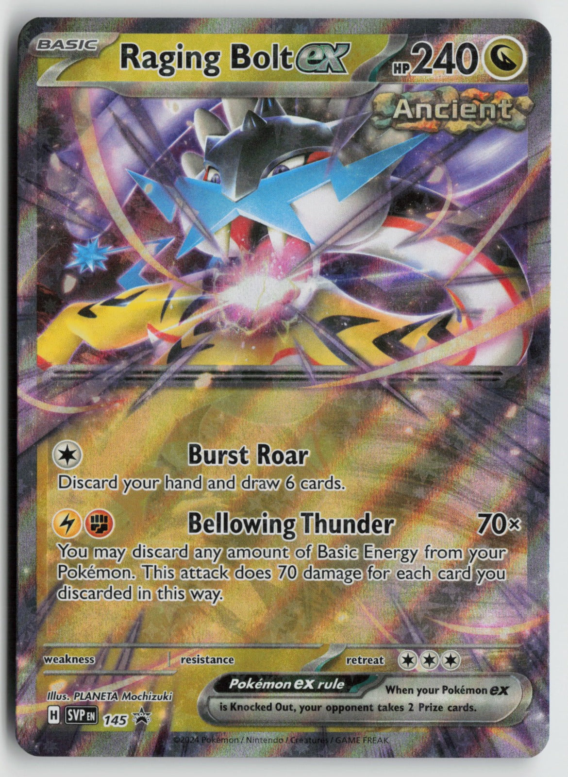 Raging Bolt ex - Promo Holo SVP 145 NM