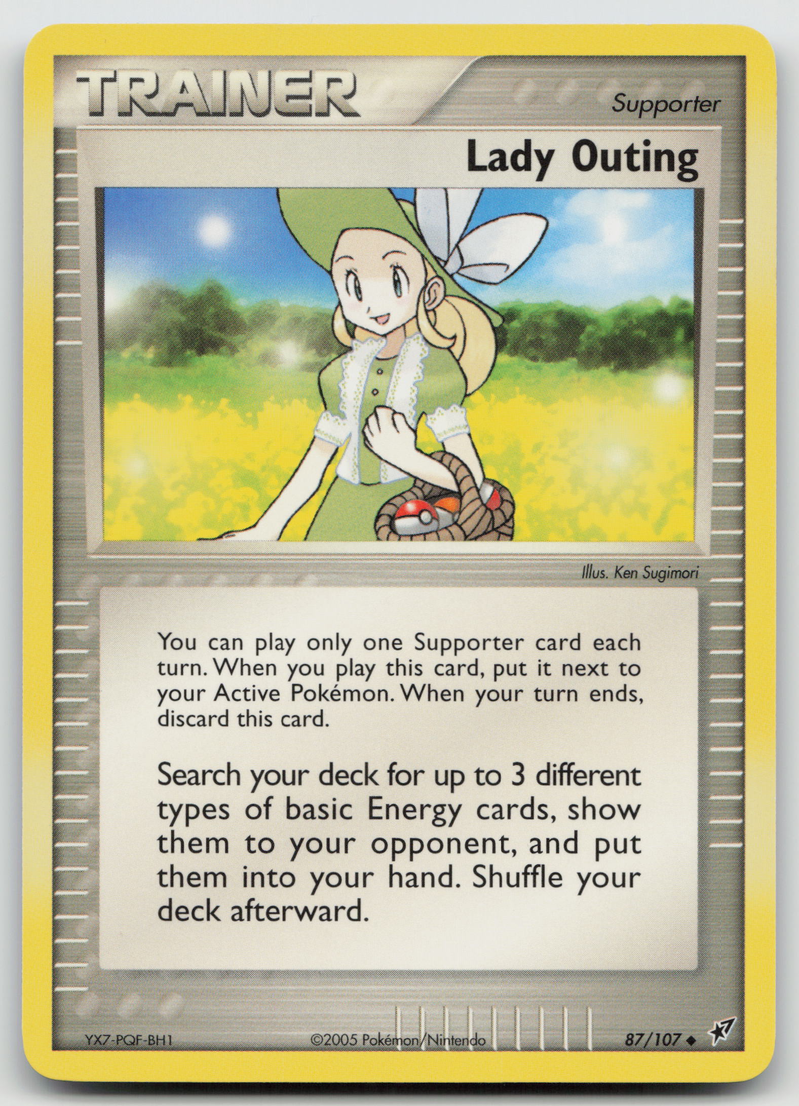 Lady Outing Uncommon Normal DX 87/107 NM