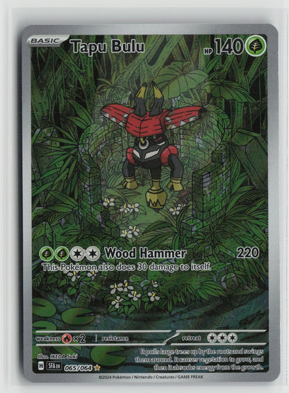 Tapu Bulu - Illustration Rare Holo SFA 065/064 NM