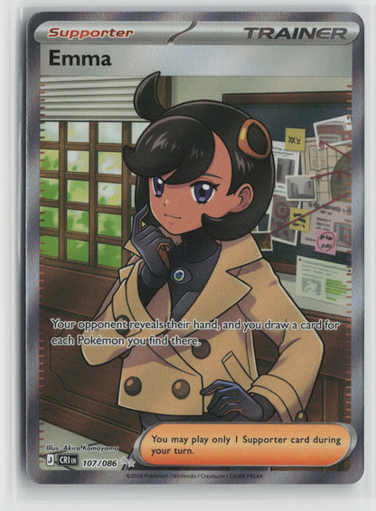 Emma Ultra Rare Holo CRI 107/086 NM