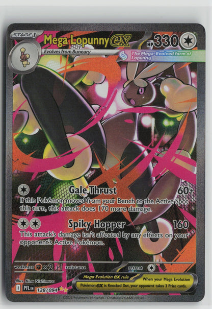 Mega Lopunny ex - Special Illustration Rare Holo PFL 128/094 NM