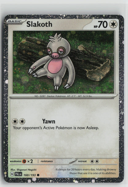 Slakoth (Cosmos Holo) Common Holo MCAP 160/193 NM