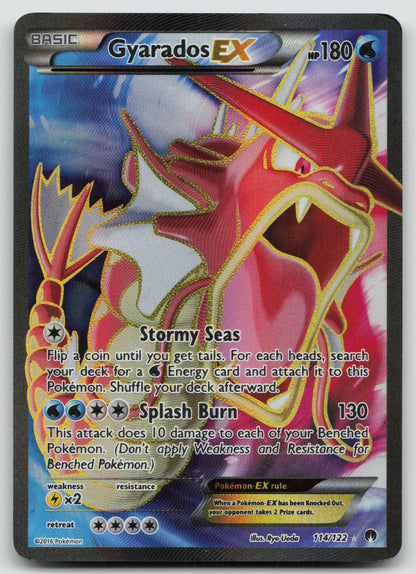 Gyarados EX (Full Art) Ultra Rare Holo BKP 114/122 MP