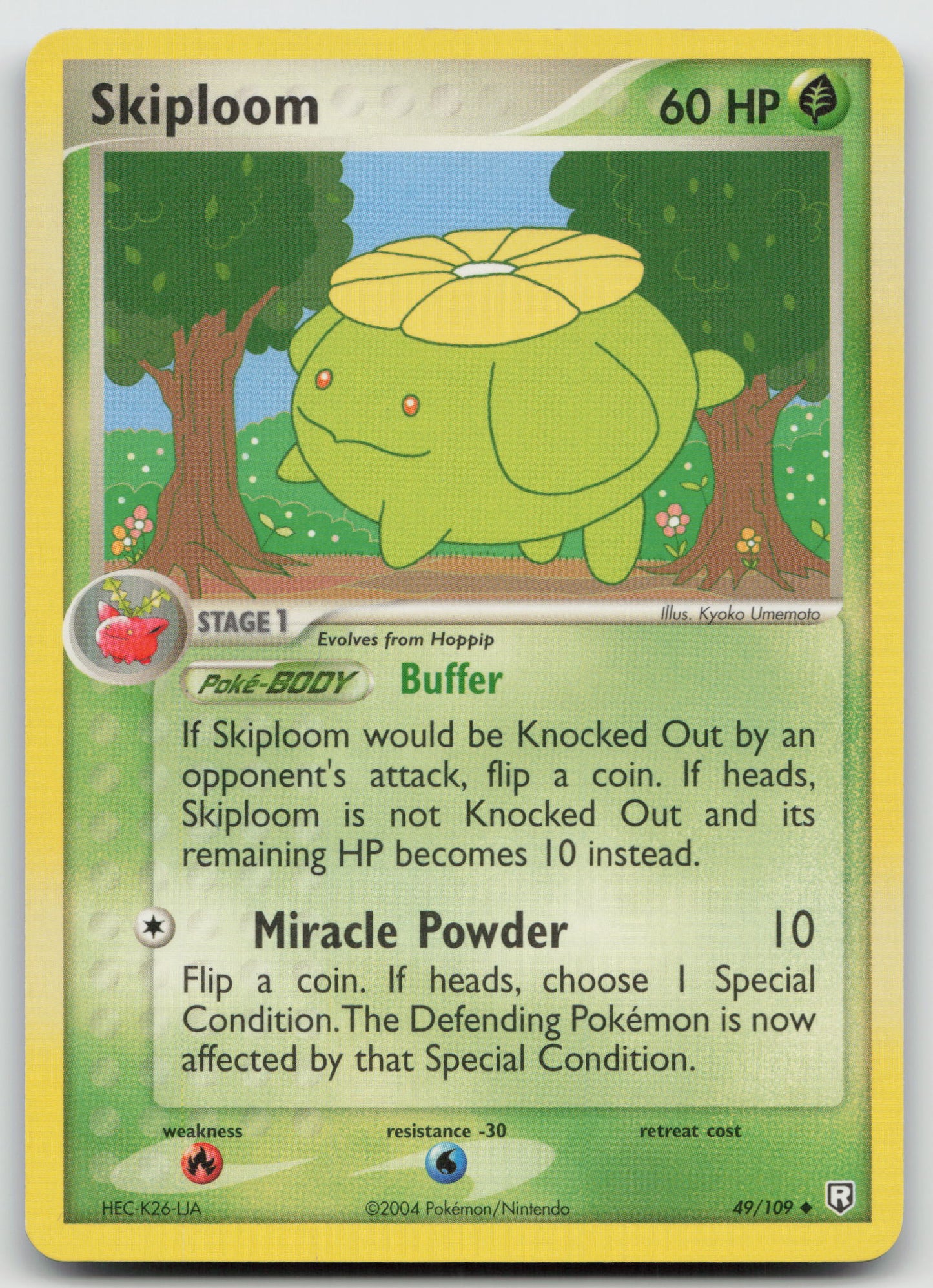 Skiploom Uncommon Normal RR 49/109 NM